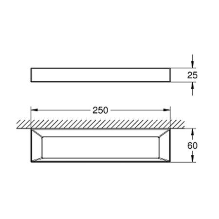 Кольцо для полотенца GROHE Selection Cube, хром (40766000) Кольцо для полотенца GROHE Selection Cube, хром (40766000)