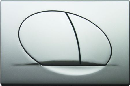 Schwab OvateDuo, панель смыва с двумя клавишами, цвет матовый хром