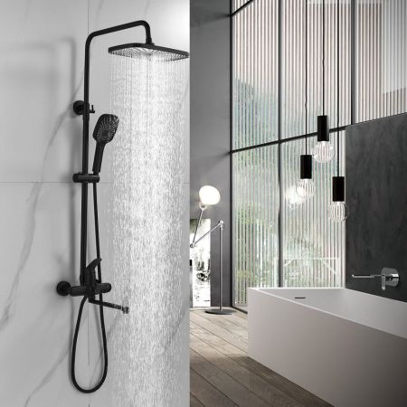 Душевая система Raffine F3685H, черный, артикул F3685H