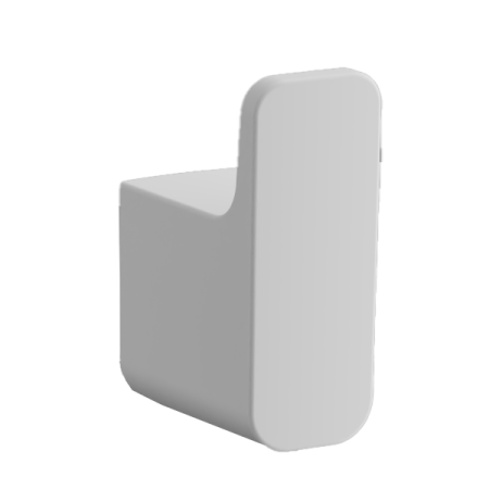 Крючок для ванной комнаты BELZ B91005-1, белый, артикул B91005-1