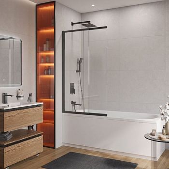 SLIDER-FIX-VF-11-100/150-C-Cr Душевая шторка на ванну