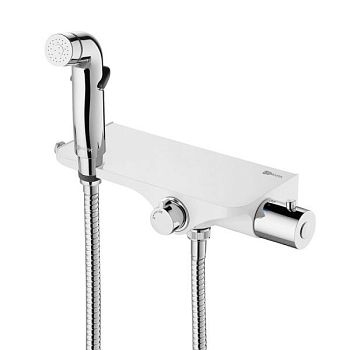 Гигиенический душ со смесителем Lemark Comfort LM7169CW с термостатом Хром