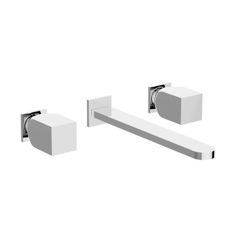 CISAL HI-RISE Смеситель для раковины настенный встраиваемый, двухвентильный, внешняя часть, цвет хром, артикул RI01351121