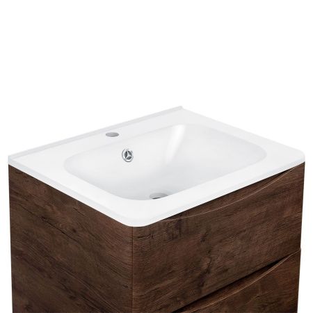 Раковина VCB-2VP600W из искуственного камня, цвет белый, артикул VCB-2VP600W