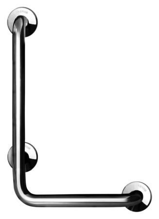 Поручень угловой Nofer 15158.B хром, глянцевый, артикул 15158.B