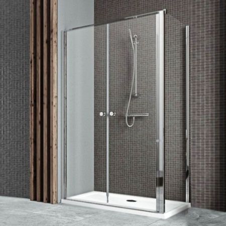 Дверь душевого уголка Radaway Eos II DWD+S 110 профиль Хром стекло прозрачное