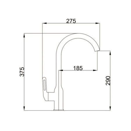 Смеситель для кухни Haiba HB40830-8, белый