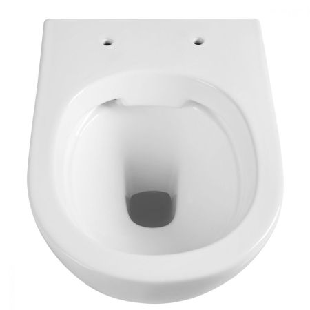 Унитаз ABBER BEQUEM AC1100 подвесной белый, безободковый, артикул AC1100