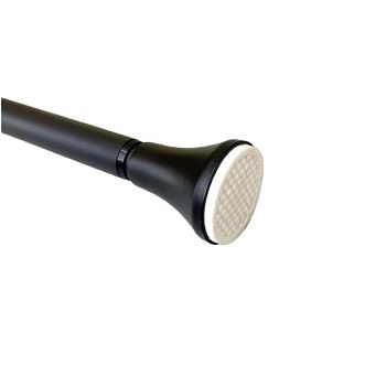 Карниз телескопический для ванной Savol SK-1630H, черный