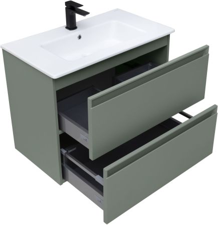 Тумба под раковину Allen Brau Eclipse 80 1.E1002.CGM олива матовый, артикул 1.E1002.CGM