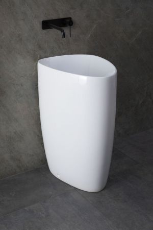 Раковина напольная Allen Brau Infinity 4.21016.20 белый глянец, артикул 4.21016.20