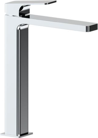 AQG Delta, высокий однорычажный смеситель для раковины без донного клапана, цвет хром, артикул 01DEL120CR