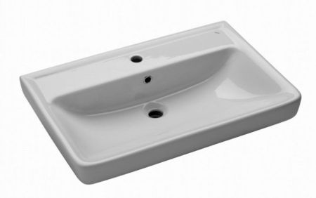 Тумба под раковину Bellezza Сиена 80 4633913080010 с бельевой корзиной Белая, артикул 4633913080010