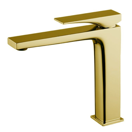 Fima Carlo Frattini Zeta Смеситель для раковины, на 1 отв., высокий, цвет: золото, артикул F3961LNOR