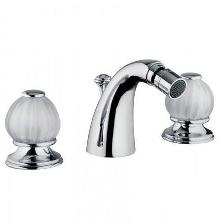 Bongio Rivoli Смеситель для биде 3 отв., цвет хром/Cristallo 00, артикул 05503CR00
