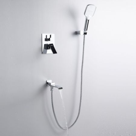 Душевая система встраиваемая Shevanik S4035, хром, артикул S4035