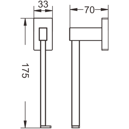 Держатель для туалетной бумаги BELZ B90303-2, черный, артикул B90303-2