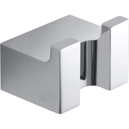 Крючок VIA двойной  для одежды 37*26*30мм , хром, артикул 135006232