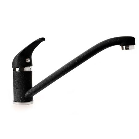 Смеситель для кухни GranFest 1023, черный, артикул 1023 черный