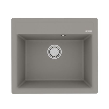 Кухонная мойка Lemark HANKA 570 врезная прямоугольная из кварцгранита цвет: Грей (9910015), артикул 9910015