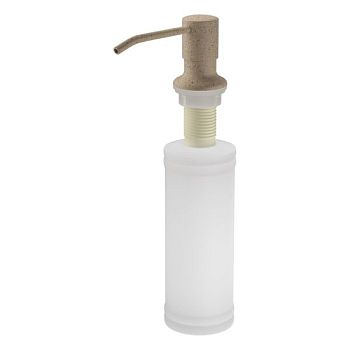 Дозатор для кухонной мойки GranFest 002 "Круглый", песочный