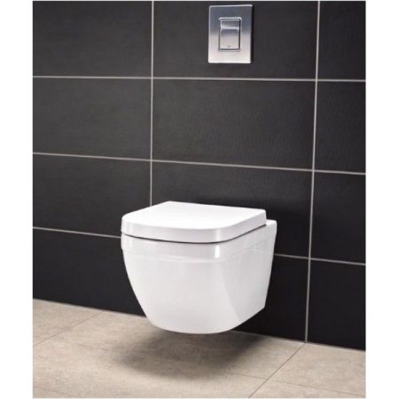 Унитаз подвесной GROHE EURO CERAMIC 39206000 Rim гор. вып. 49*37,4 (белый), шт, артикул 39206000