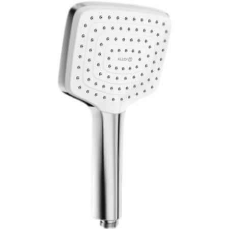 Ручной душ, Kludi, Freshline, 1S, размер душевого диска, мм-135, форма-квадратная, количество режимов-1, тип струи-бодрящая, материал-латунь, подключение G 1/2", цвет-хром, артикул 6450005-00