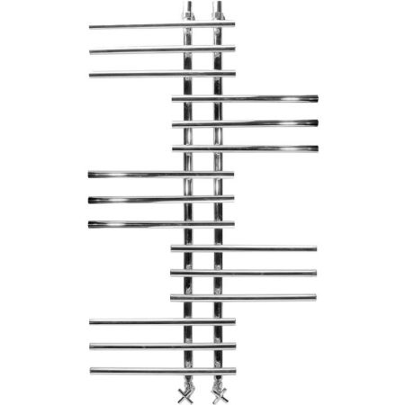 Водяной полотенцесушитель Ника Bamboo ЛБ5 120x70 Хром, артикул ЛБ5 120x70
