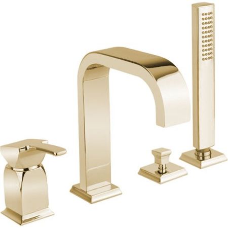 Смеситель на борт ванны Cezares Legend LEGEND-BVDM-03/24 Золото 24 карат