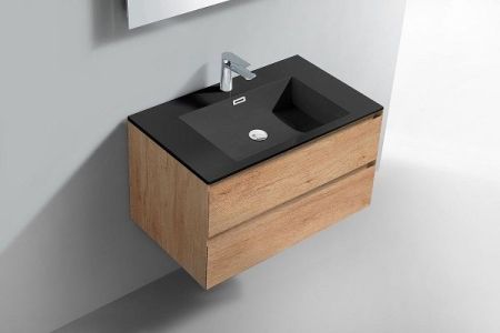 Тумба под раковину Vincea Luka VMC-1L800YO подвесная Y.Oak