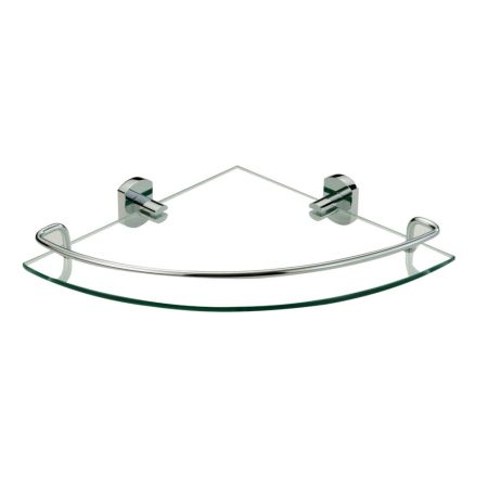 Полка угловая стеклянная Savol S-009973, хром, артикул S-009973