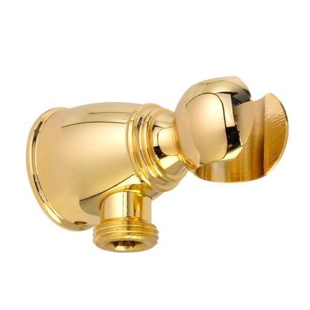 RICAMBI Держатель для лейки, со штуцером, 1/2", золото