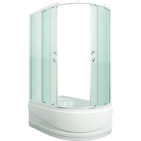 Душевой уголок Erlit Comfort ER0512TL 120x80 профиль Матовый хром стекло матовое, артикул ER0512TL-C3