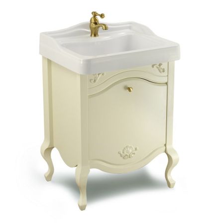 IMPERO База L61xH74xP48 см. для раковины 60 см, 1 выдвижной ящик, цвет: AVORIO, артикул 30871