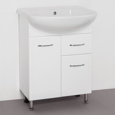 Раковина Cersanit Erica 60 UM-ERI60/1 Белая, артикул S-UM-ERI60/1-w