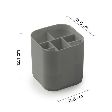 Gedy Seventy, органайзер для зубных щеток, цвет серый (без упаковки), артикул 6300(08)