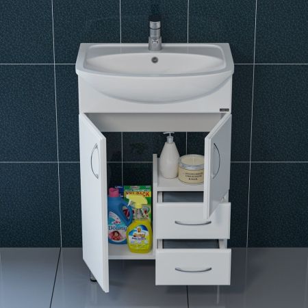 Тумба для умыв. "Уют-55" 2 ящ. (Ум. Уют-55), артикул 201088