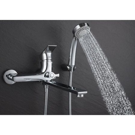 Смеситель для ванны D&K Rhein Hertz DA1293301 универсальный Хром, артикул DA1293301