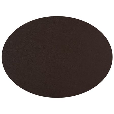 ADJ Овальный плейсмат, 47,5x35 см., цвет: капучино/шоколад, артикул 0001.04/06