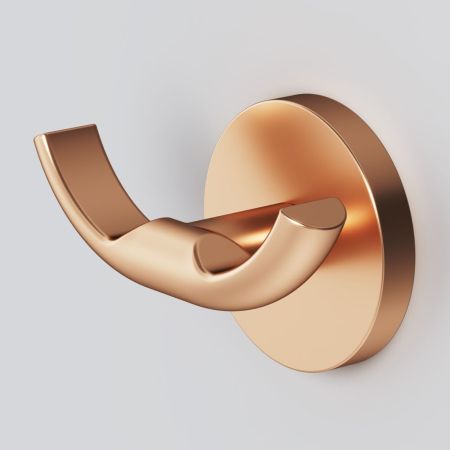 A85A35644 X-Joy, Двойной крючок для полотенец, роз. золото, артикул A85A35644