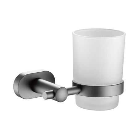 Стакан для ванной комнаты Shevanik SG5112T, оружейная сталь, артикул SG5112T