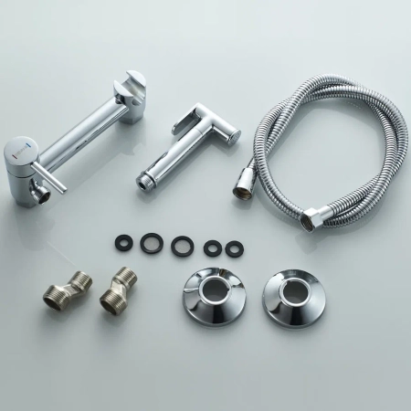 Гигиенический душ со смесителем Shevanik S107, хром