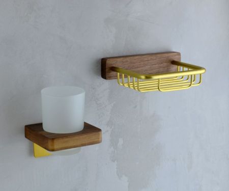 Мыльница Bronze de Luxe FOREST 10703G, матовое золото, артикул 10703G