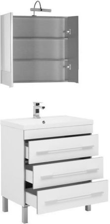 Мебель для ванной Aquanet Верона 75 белый (напольный 3 ящика), артикул 00287658