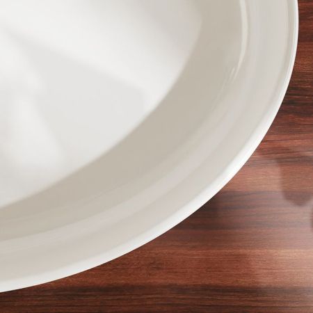 Раковина, Hansgrohe, Xuniva D, ширина, мм-550, глубина, мм-400, высота, мм-130, тип установки-накладной (настольный), отверстия для смесителя-отсутствуют, без перелива, материал-керамика, крепления в комплекте, цвет-белый, артикул 60165450