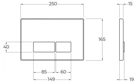 Инсталляция для подвесного унитаза BelBagno BB097SET, артикул BB097SET.R.CR