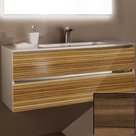 Тумба с раковиной SanVit Кубэ-2 75 kkube2075 с фактурой под дерево подвесная Кедр, артикул kkube2075