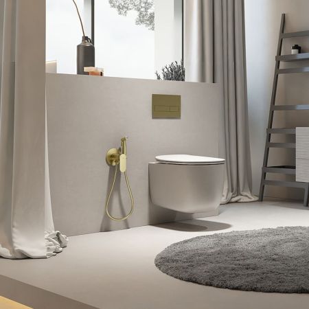 Гигиенический душ со смесителем  Raglo R10.52.05, сатин