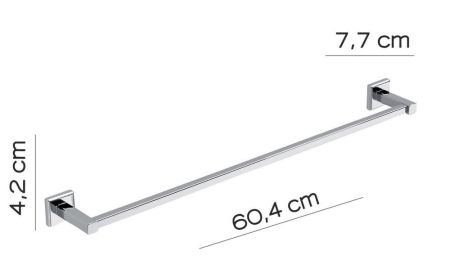 Gedy Colorado, полотенцедержатель, длина 60 см, цвет хром, артикул 6921/60(13)