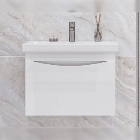 Тумба под раковину подвесная Velvex Vizo tpVIZ.60.1Y-21, 60 см, артикул tpVIZ.60.1Y-21